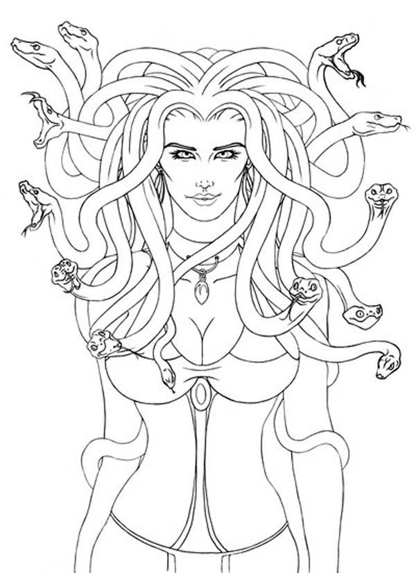 Wonderful Medusa Coloring Game Wonderful Medusa