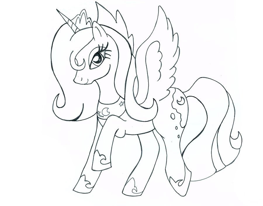 Wonderful Princess Luna Coloring Game Wonderful Princess Luna