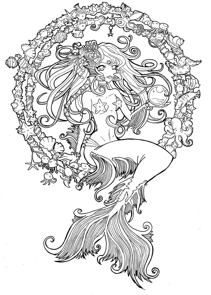 Wonderful Sea Mermaid