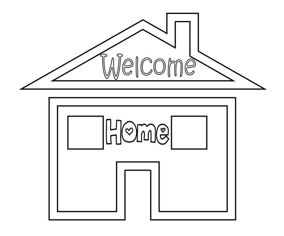 Wonderful Welcome Home Coloring - Play Free Coloring Game Online