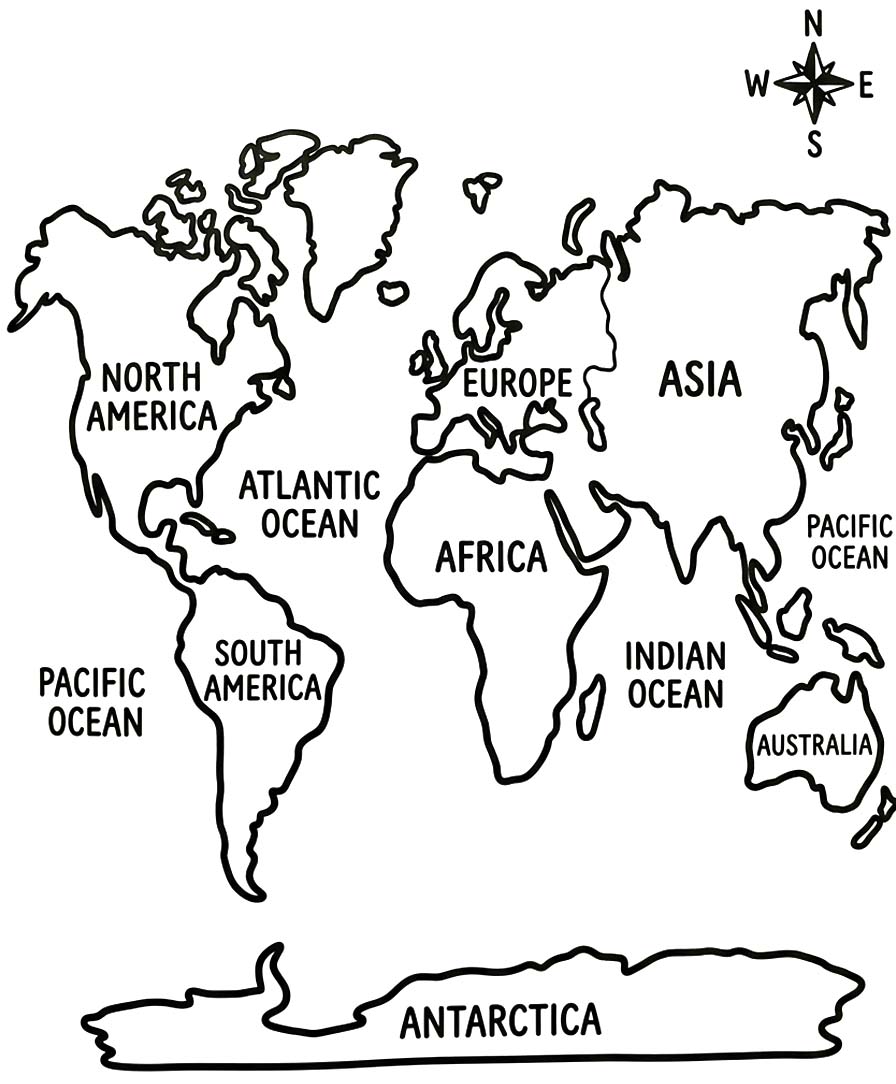 World Map Printable