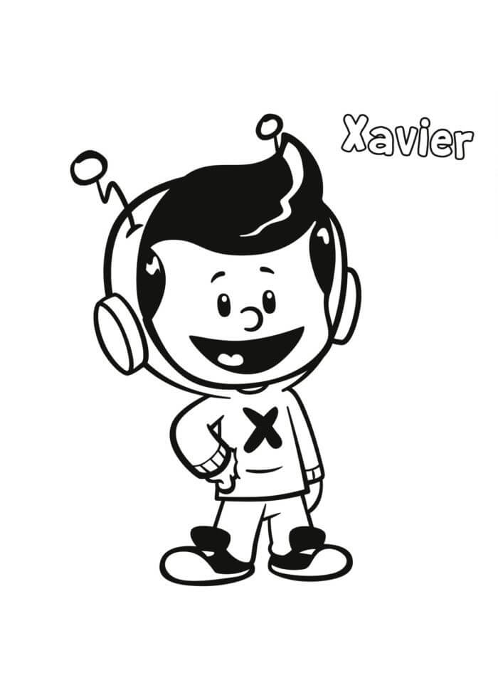 Xavier Riddle Coloring Games - ColoringGames.Net