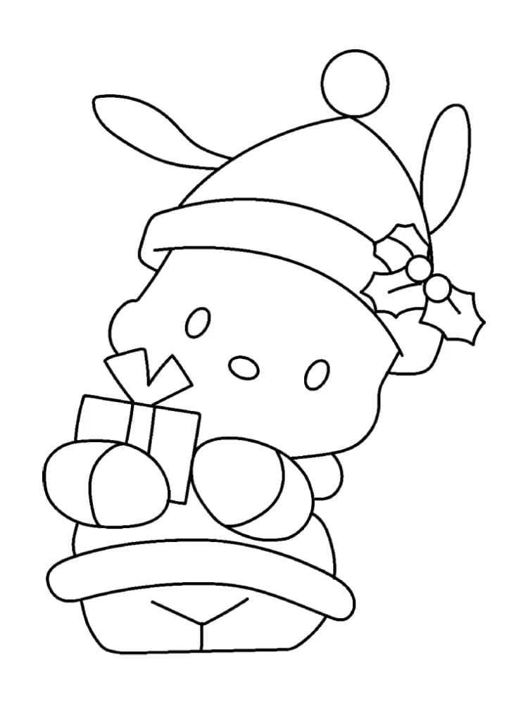 Xmas Pochacco Coloring Game Xmas Pochacco