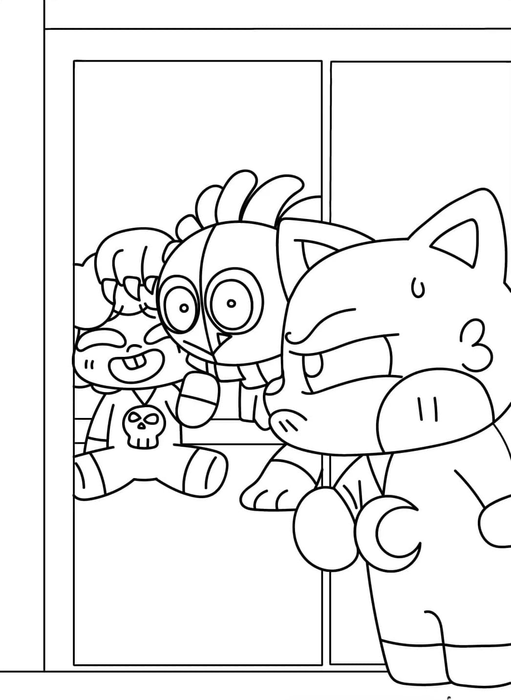 Yarnaby Funny Coloring Game Yarnaby Funny
