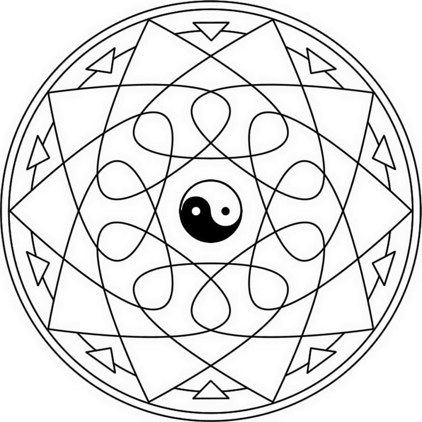 Yin Yang Mandala
