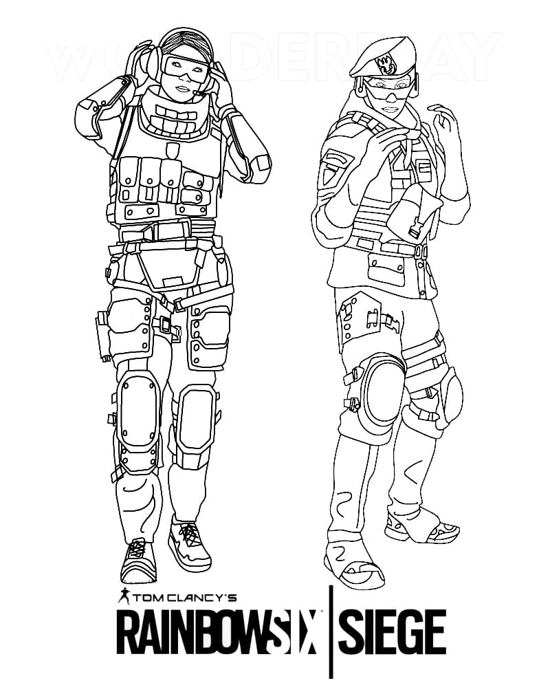 Ying and Zofia Rainbow Six Siege
