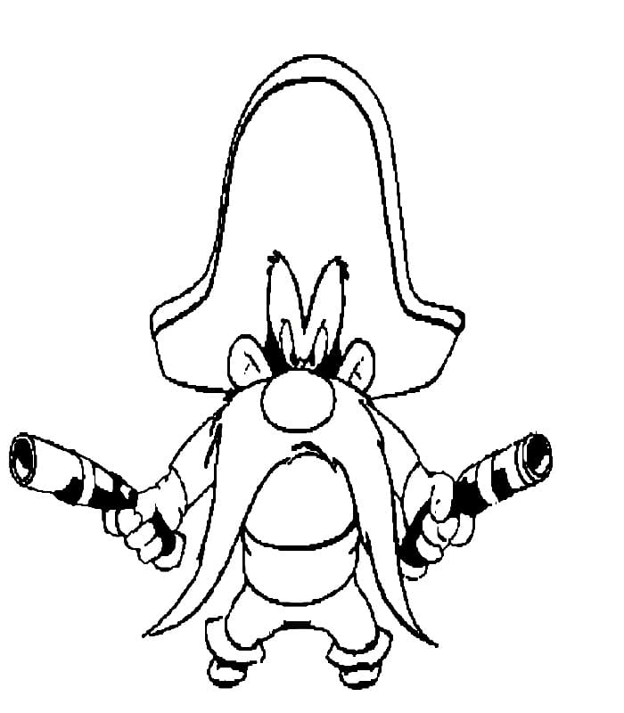 Yosemite Sam with Guns