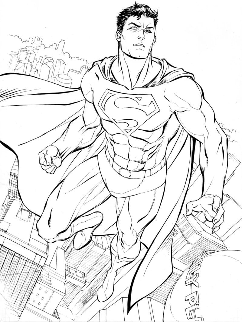 Young Superman Coloring Game Young Superman