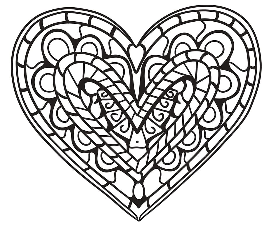 Zentangle Heart