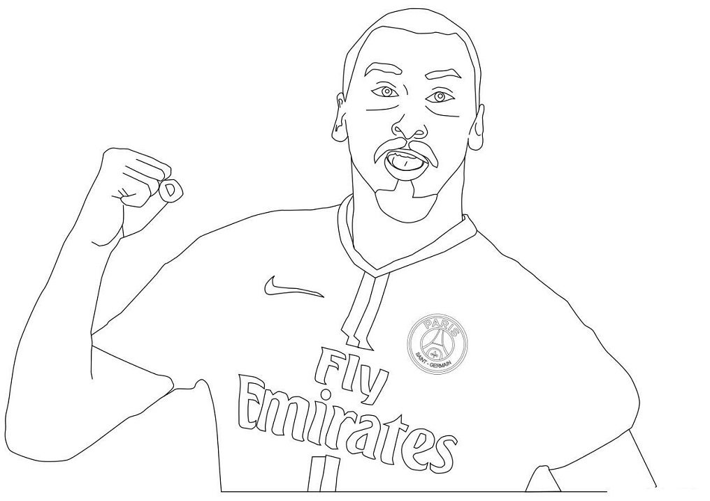 Zlatan Ibrahimovic 3 Coloring Game Zlatan Ibrahimovic 3