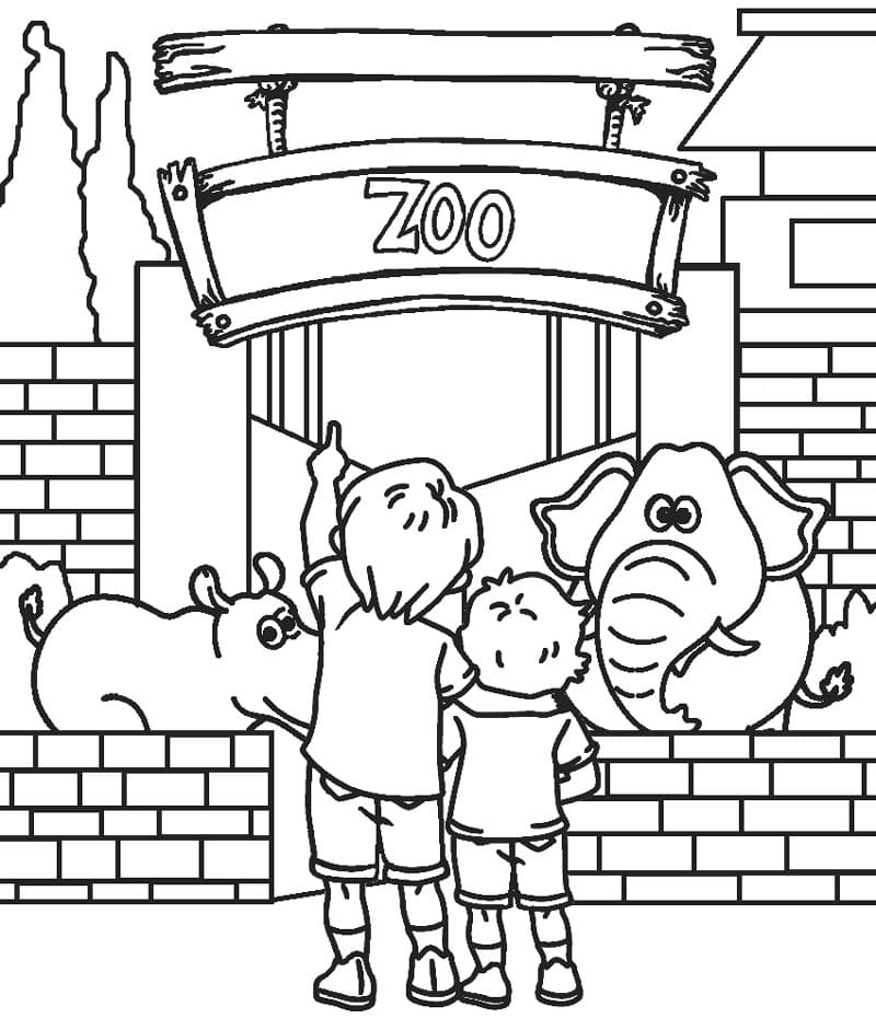 Zoo Printable