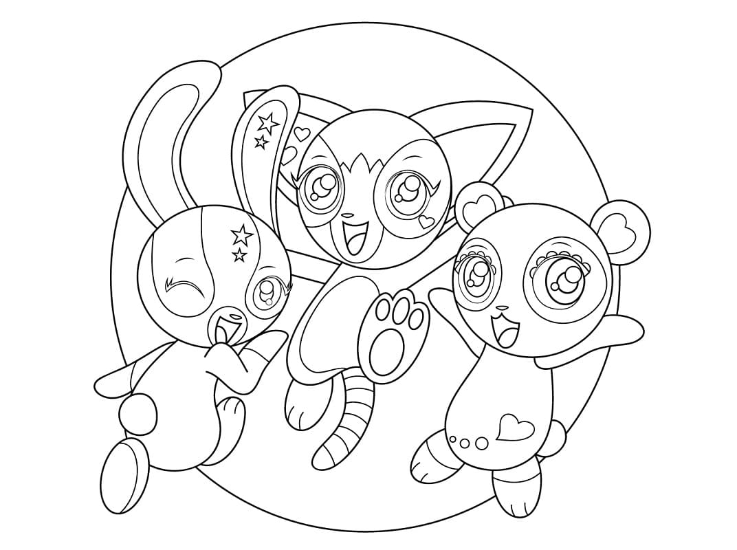 Zoobles Free Printable Coloring Game Zoobles Free Printable