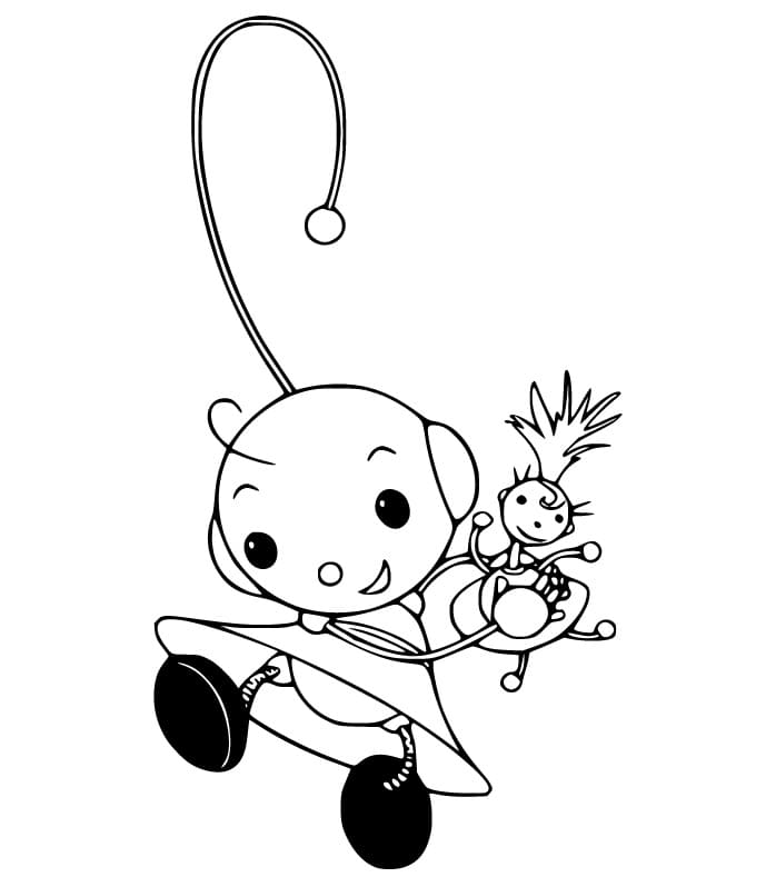 Zowie Polie and Doll Coloring Game Zowie Polie and Doll
