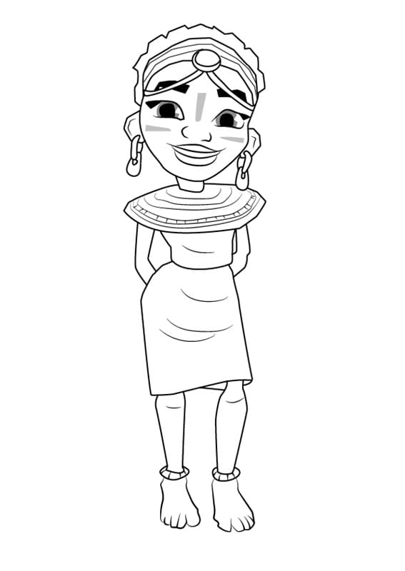Zuri from Subway Surfers