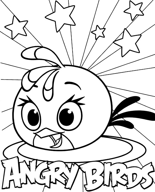 Angry Birds Stella 2 Coloring Game Angry Birds Stella 2