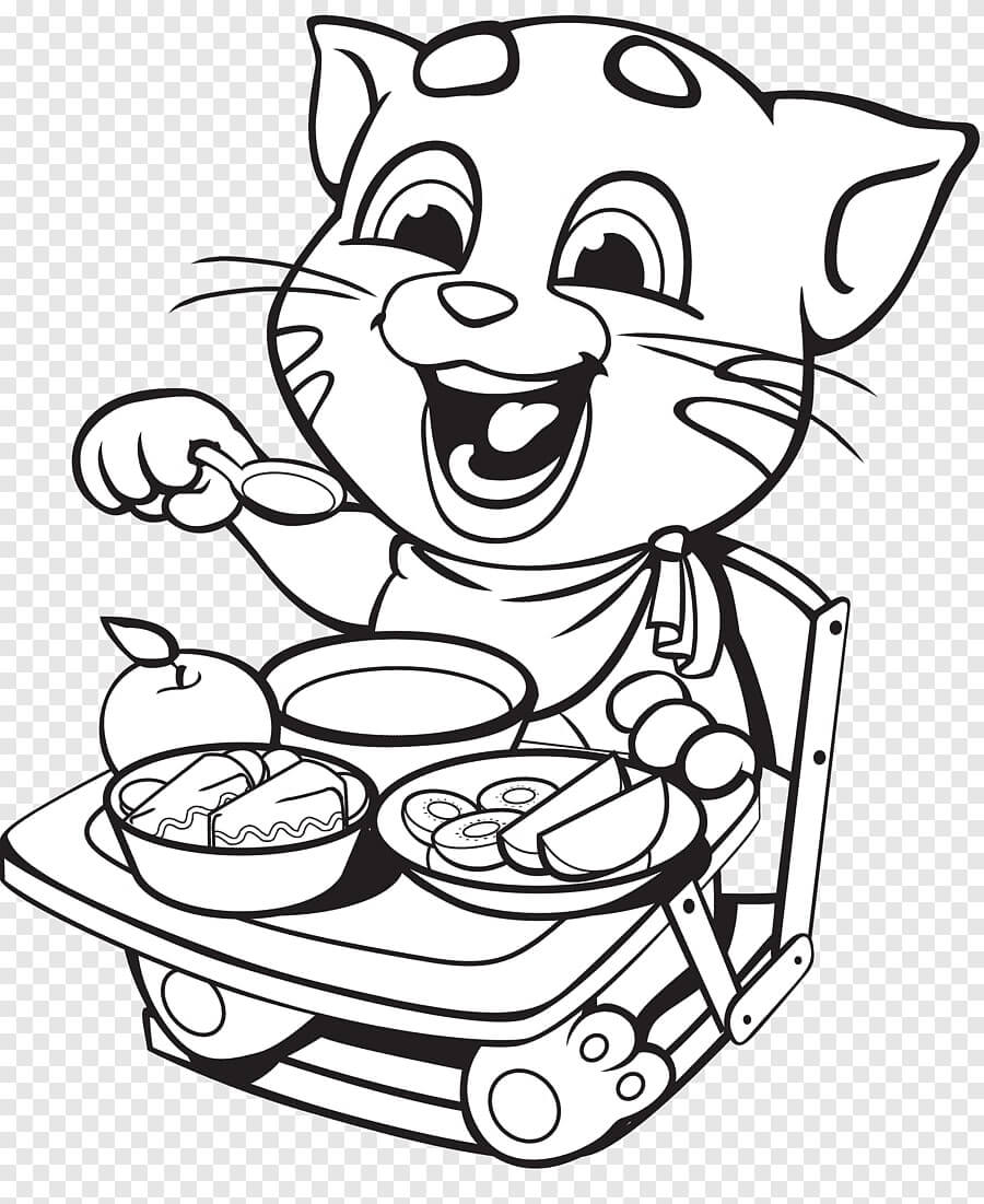 Baby Talking Angela Coloring Game Baby Talking Angela