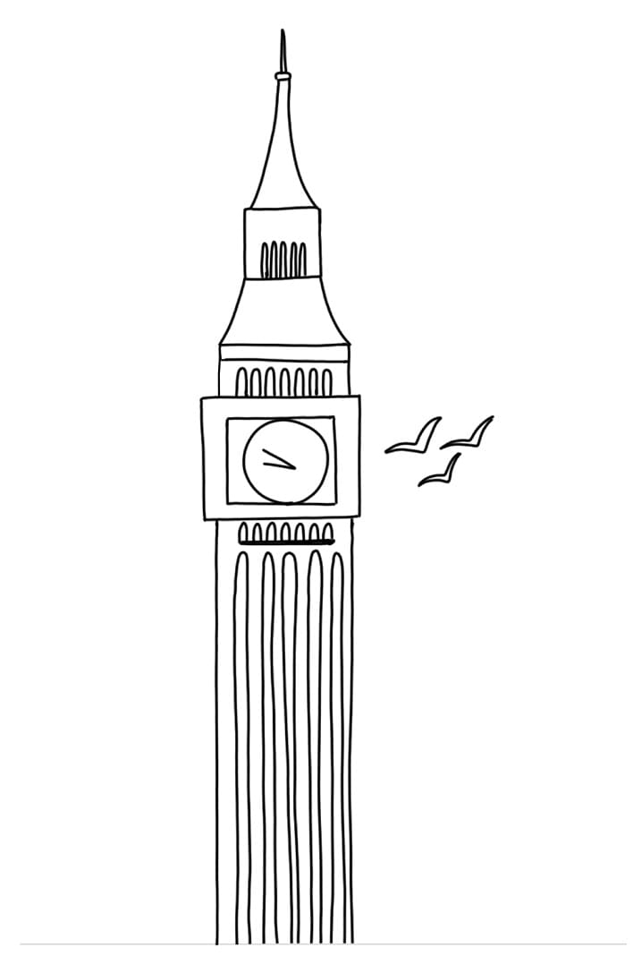 Big Ben Coloring Games - ColoringGames.Net