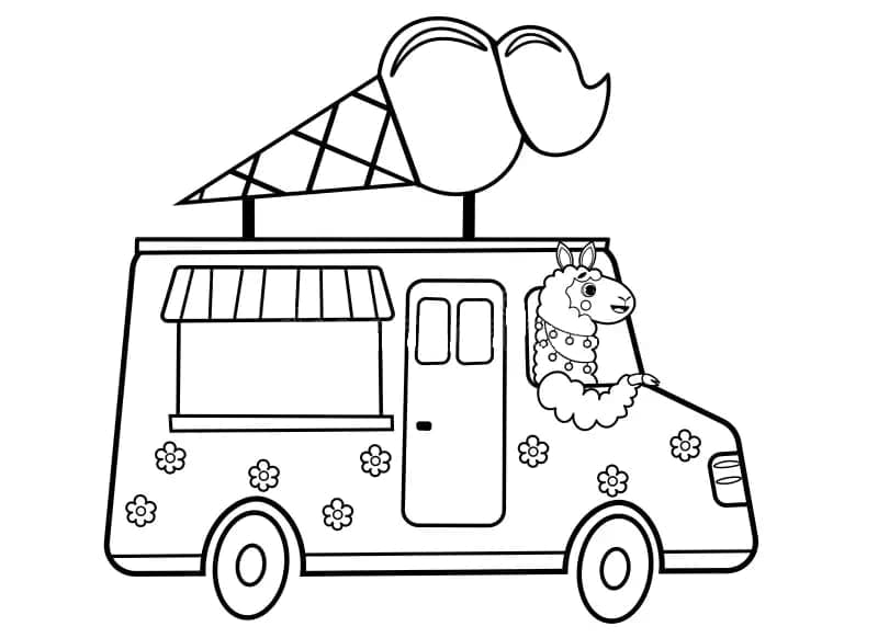 cute Ice Cream Truck Coloring Game cute Ice Cream Truck