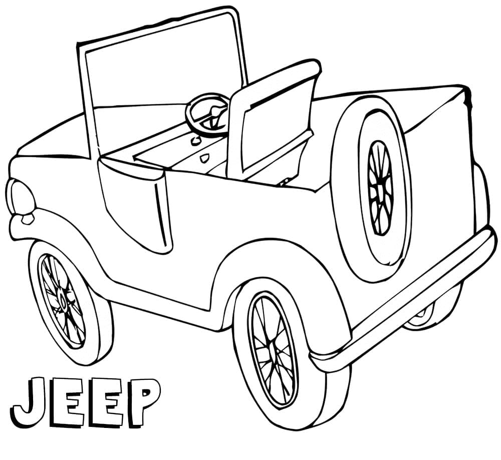 Jeep Coloring Games - ColoringGames.Net