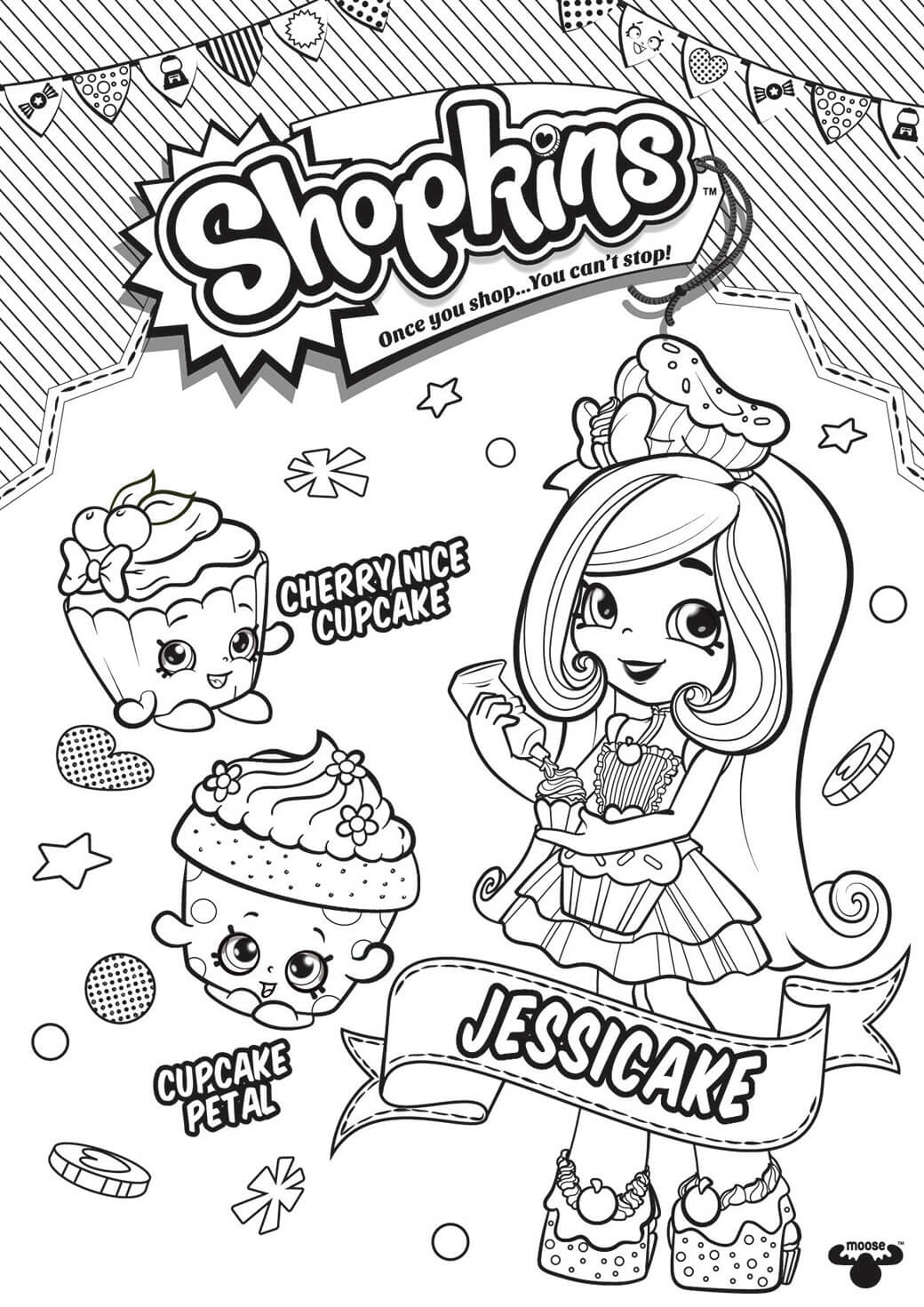 Jessicake Shopkins 2 Coloring Game Jessicake Shopkins 2