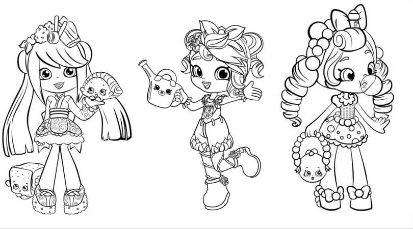 Jessicake Shopkins 3 Coloring Game Jessicake Shopkins 3