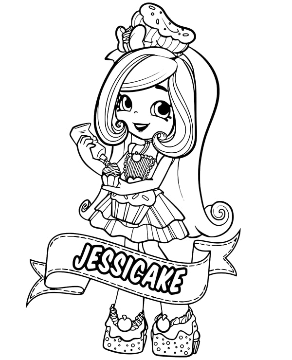 Jessicake Shopkins Coloring Game Jessicake Shopkins