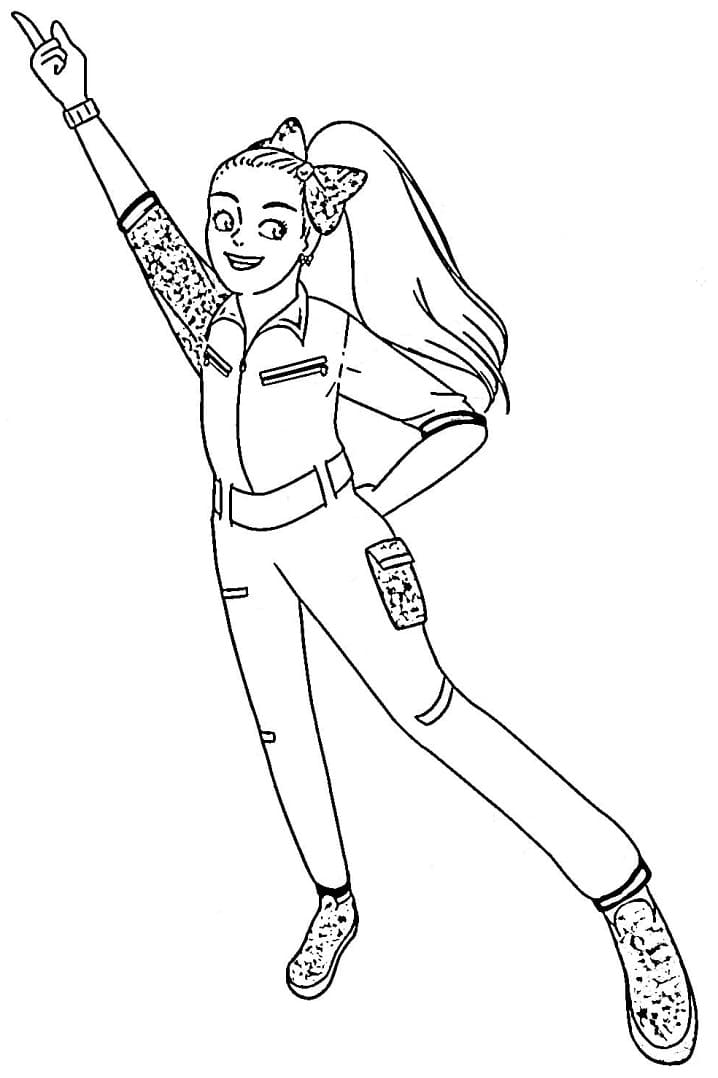 Jojo Siwa 4 Coloring - Play Free Coloring Game Online