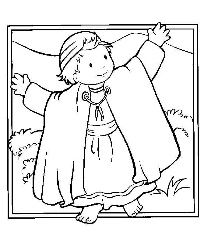 Joseph Bible Coloring - Play Free Coloring Game Online