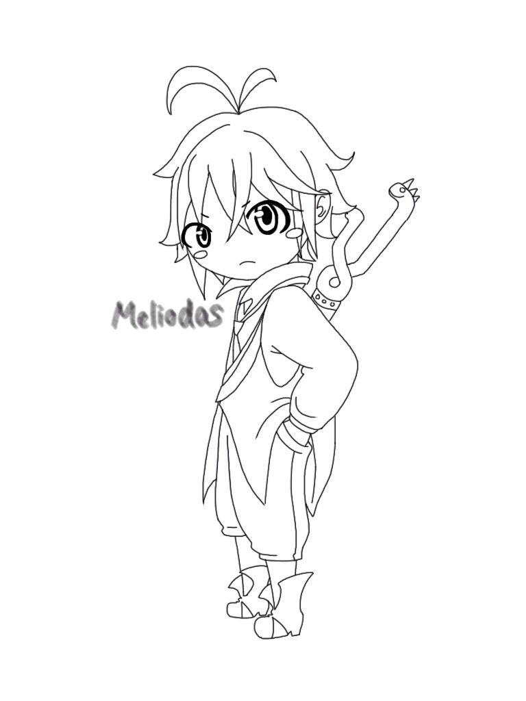 Meliodas 2 Coloring Game Meliodas 2