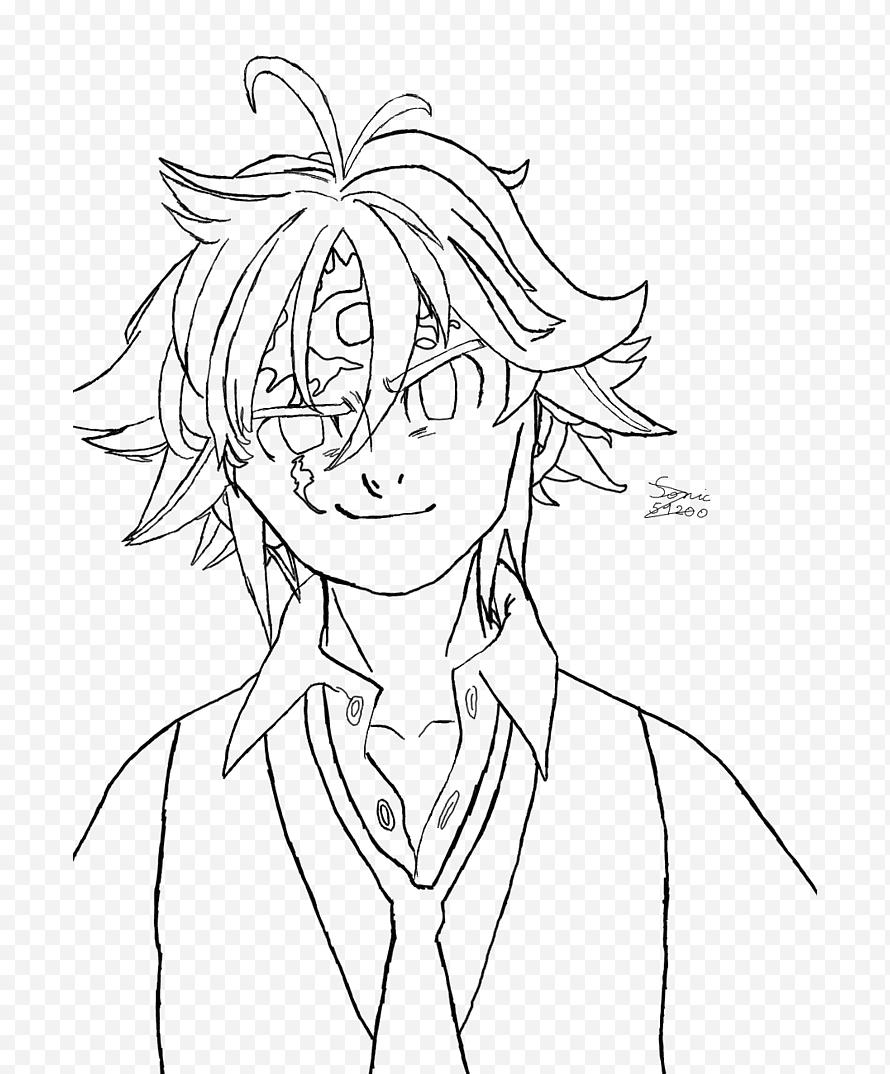 Meliodas 5 Coloring Game Meliodas 5