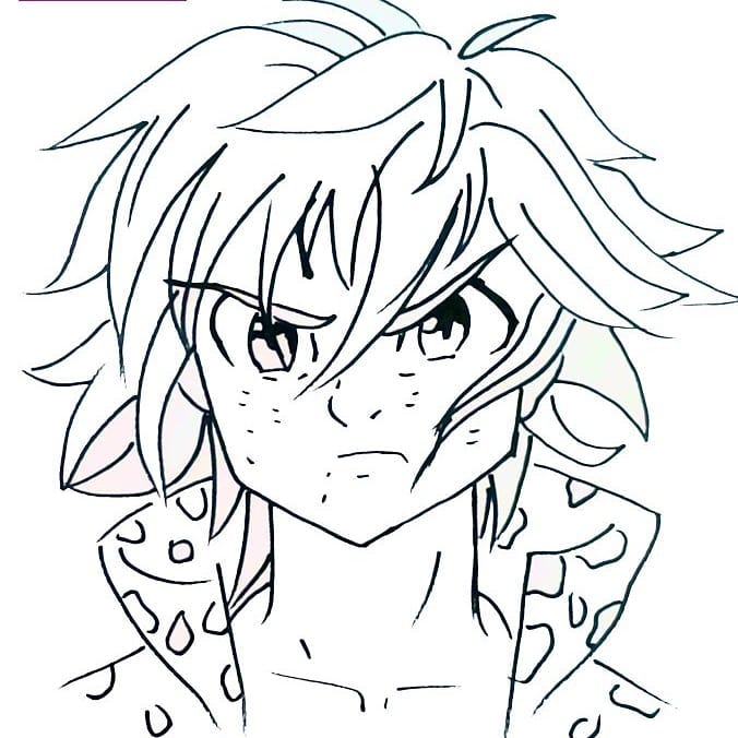 Meliodas 6 Coloring Game Meliodas 6