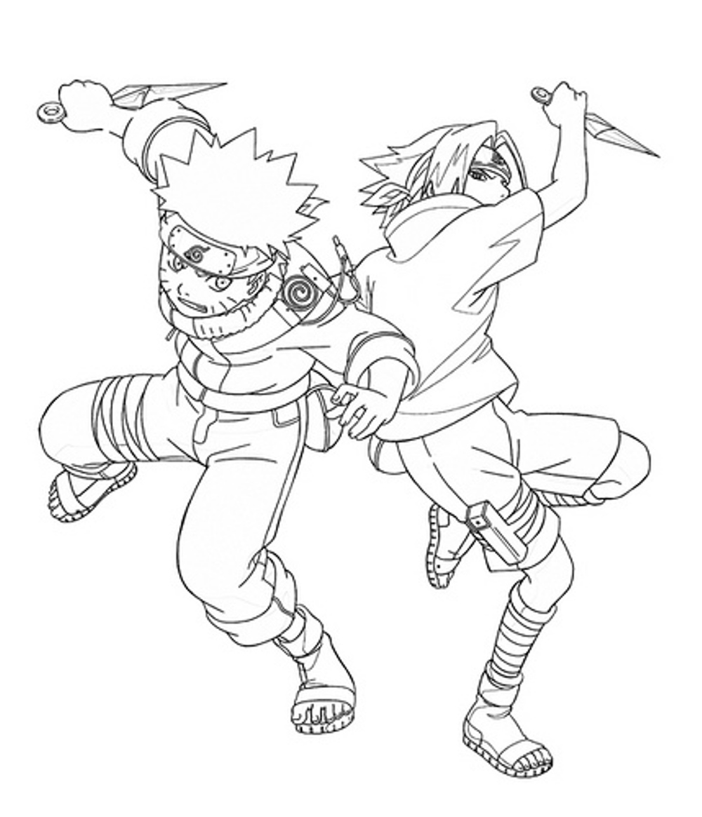 Naruto and Sasuke