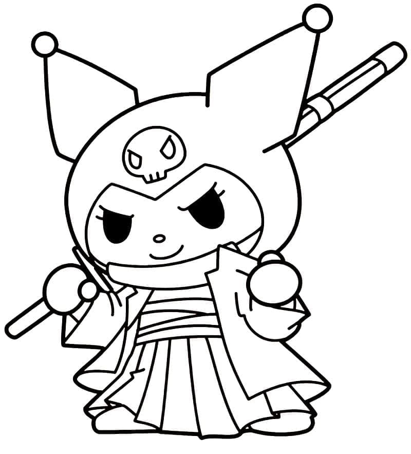 Kuromi Coloring Games - ColoringGames.Net