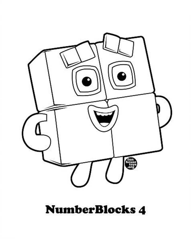 Numberblocks Coloring Games - ColoringGames.Net