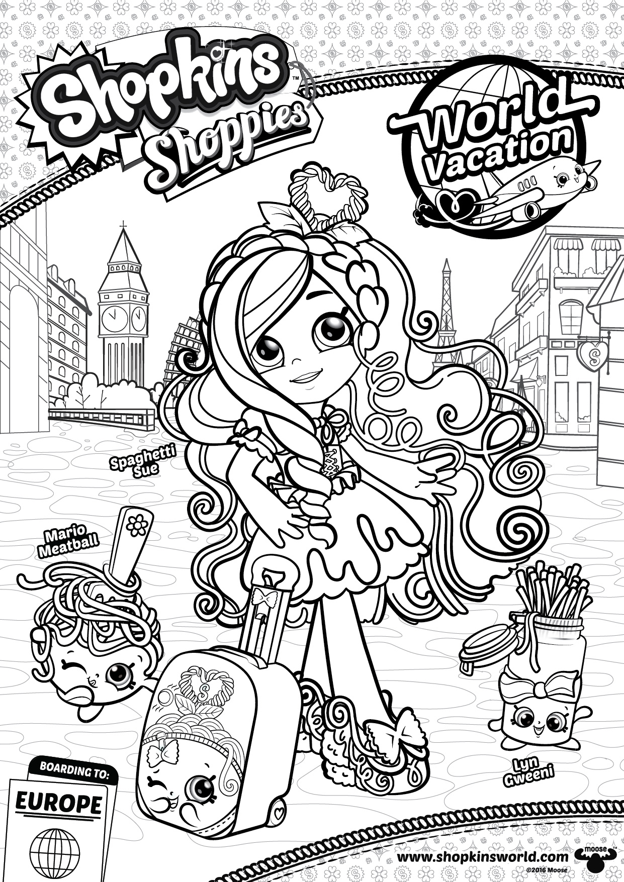 Peppa-Mint on Vacation Coloring Game Peppa-Mint on Vacation