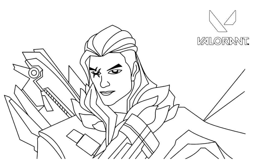 Agent Reyna Valorant Coloring - Play Free Coloring Game Online