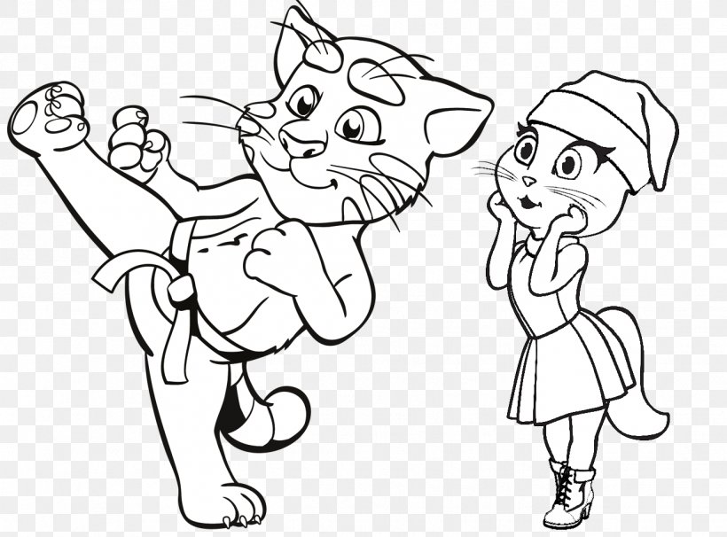 Talking Tom and Angela 2 Coloring Game Talking Tom and Angela 2